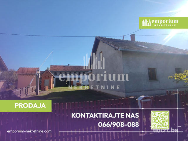 Kuća sa pomoćnim objektima i zemljištem u Vukšiću ID:2823/BN