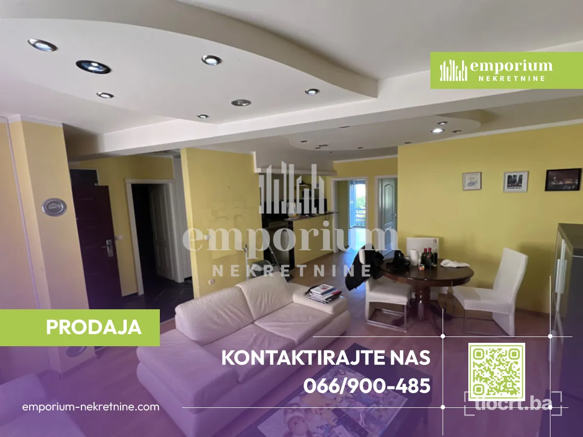 Namješten dvoiposoban stan 67 m² sa garažnim parking mjestom ID:2826/IP