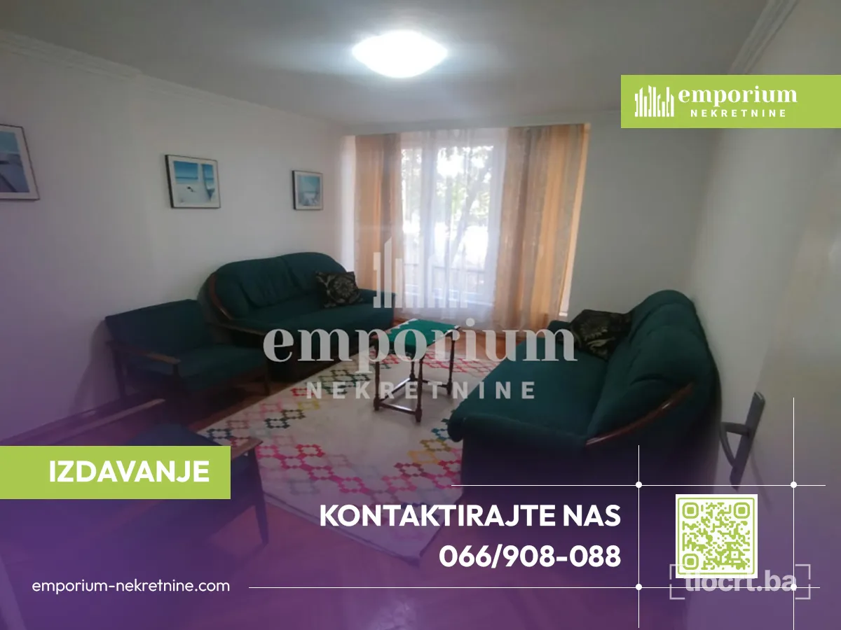 Namješten dvoiposoban stan na I spratu, cca 60 m² ID:616/ENI