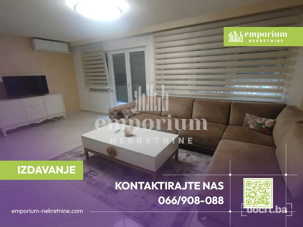 Namješten dvoiposoban stan 80 m² ID:492/ENI