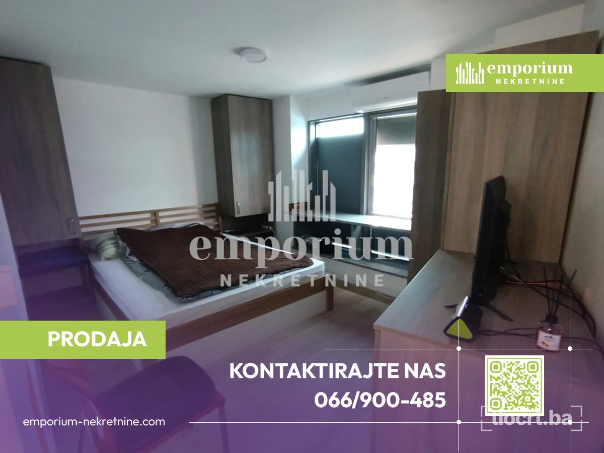 Namještena garsonjera 30 m² na II spratu u centru grada ID:2819/IP