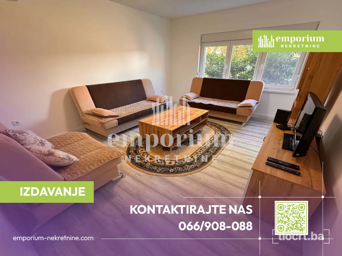 Kompletno renoviran i namješten dvosoban stan 53m² u centru ID:432/ENI