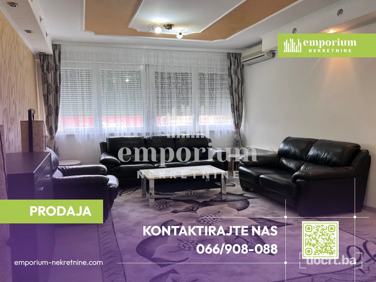 Kompletno renoviran i namješten trosoban stan 82m² u centru ID:2804/IP