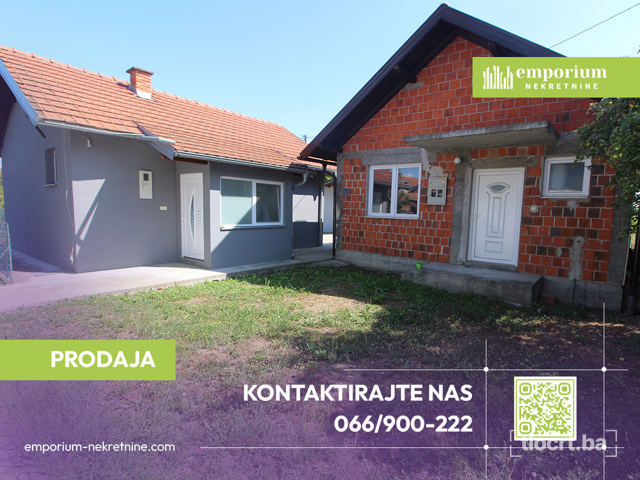Dvije prizemne kuće na parceli od 395 m² ID: 2767/EN