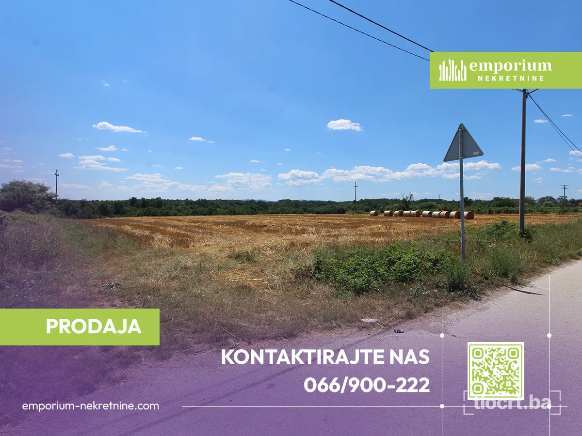 Poljoprivredno zemljište površine 15.825 m² u Sandićima ID: 2751/EN