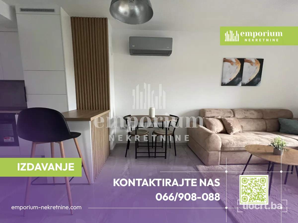 Potpuno nov i ekskluzivno opremljen jednoiposoban stan, 41 m² ID: 588/ENI