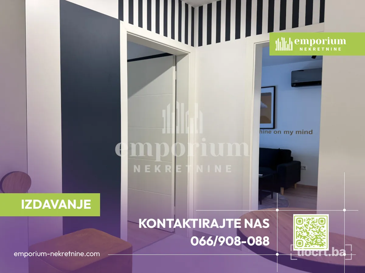Ekskluzivno namješten jednoiposoban stan u centru ID: 575/ENI